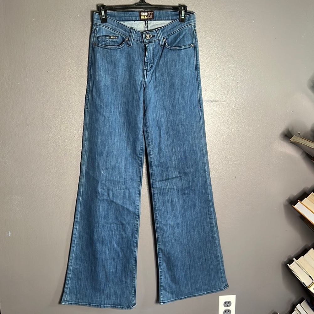 Ronan vintage wide legged denim jeans